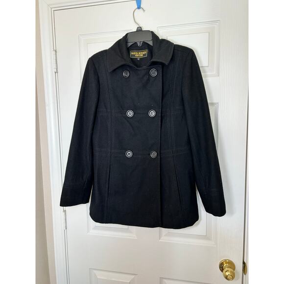 Vintage Marvin Richards Wool Pea Coat - Picture 1 of 9